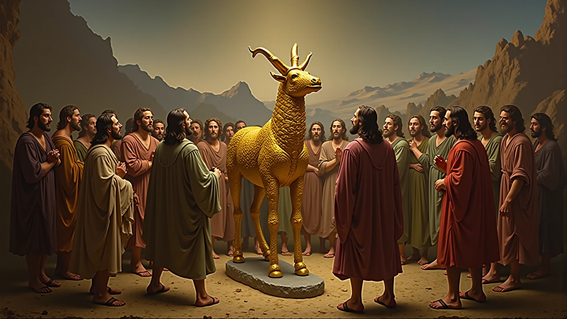In gratitude, Phrixus sacrificed the ram and offered the golden fleece to the king., who hung him on a sacred oak tree, guarded by a dragon. Zeus placed Chrysomalus in the sky as the constellation Aries, symbolizing divine protection and sacrifice.