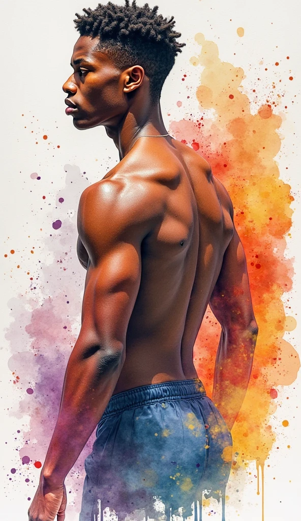 Tight-fitting swimming trunks