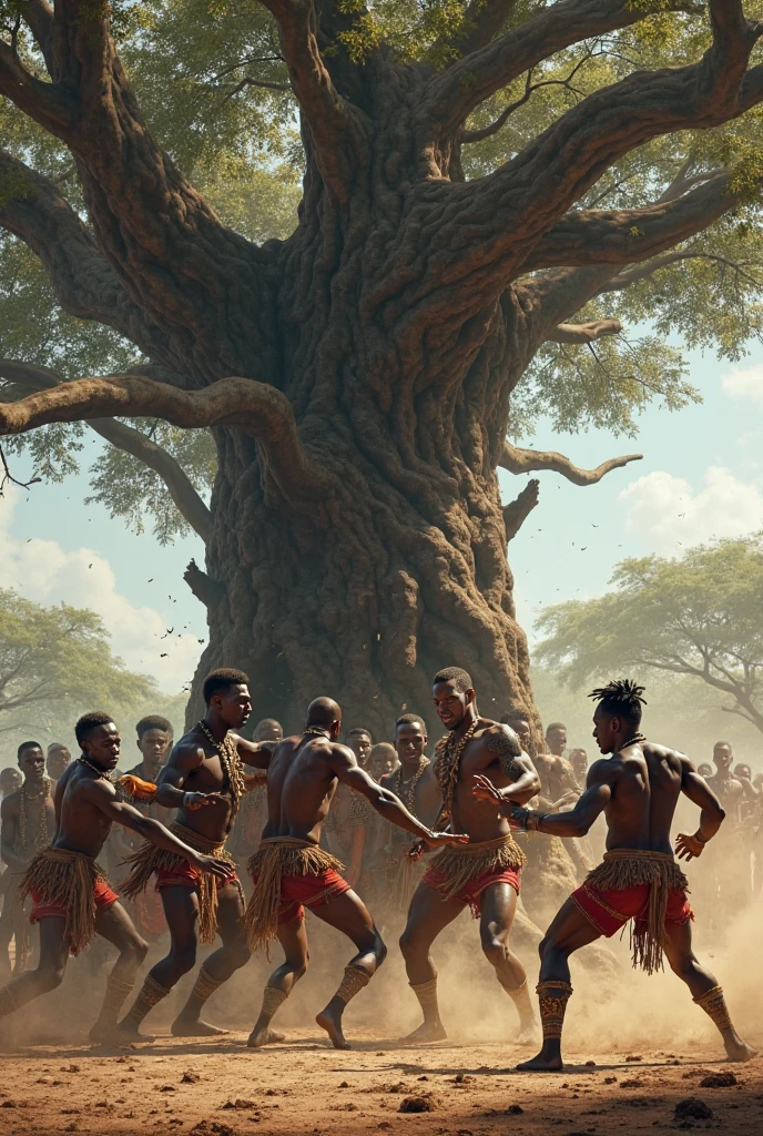 (best quality, 4k, 8k, high resolution, masterpiece: 1.2), ultra-detailed, (realistic, photorealistic, photorealistic: 1.37), creative, (vibrant colors, intense colors: 1.2),a lion man performs on stage, ((the lion king)), loincloth, striking a majestic and fiery pose, by Caroline Mytinger, African mythology, masterpiece!, incredible, masterpiece!!!!, !! beautiful!!, making a majestic pose, beautiful!!!, lion warrior, masterpiece!!!, incredible!, simba, inspirational art, beautiful, actor on stage, theatrical dance scene, award-winning costume design, set design theatrical, production photography, stage photography, scene from a live action movie, Disney!!
