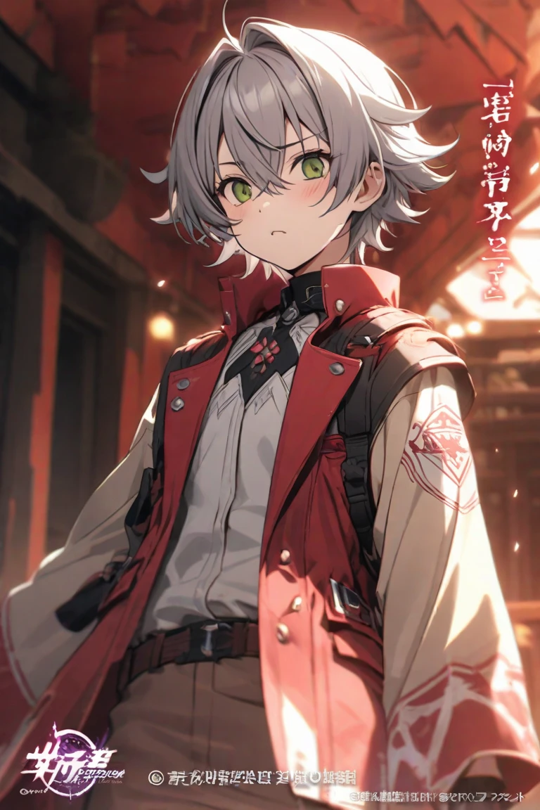 younge boy,Snow fox,beast ear,adolable,Shota