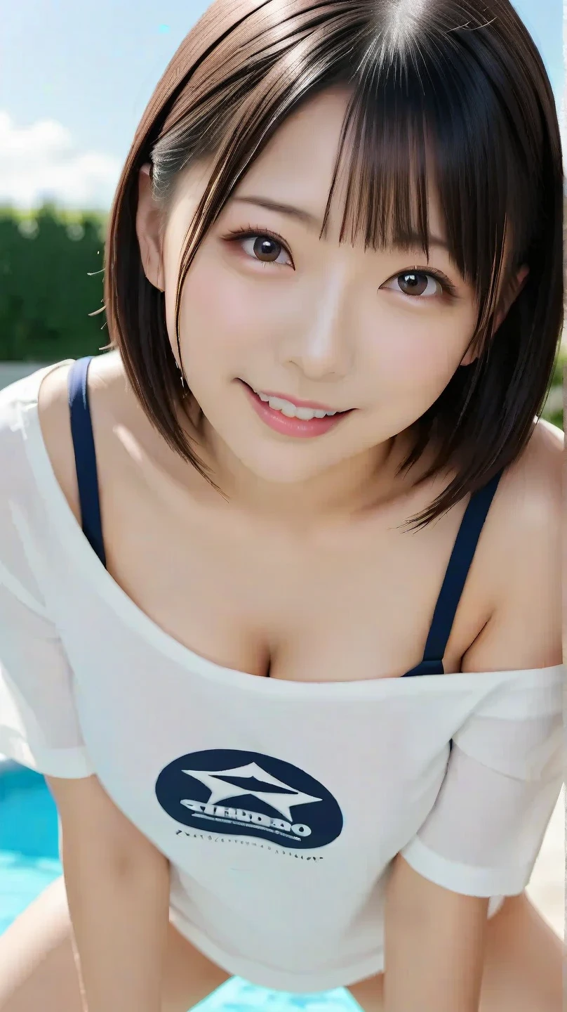 City of night、(Skin wounds:1.2), (Skin Dentition), black eye, 1woman, Age 25, (((woman))), alone, Realistic, Highest quality, photoRealistic, masterpiece, 8k, High resolution, alone, cute、Ruthlessly detailed face, (Professional Lighting, Bokeh), (Particles of light, Lens flare, Glowing particles:0.6), nice, Are standing, Maintain the original face proportions, Broad shoulders, whole body, (Medium Hair), Brown Hair, Floating Hair, lips, lipstick, seductive smile, Floating Hair, smile, Open_mouth, teeth, (Floral summer dress:1), eyelash, Mole, (Mole under eye:1)