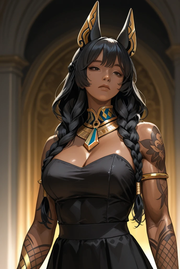earrings jewelry luxurious fancy gold earrings jewelry luxurious fancy gold black hair yellow eyes pale skin woman seductive expression seductive expression