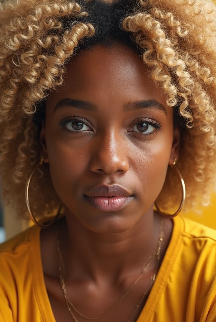 African American,Africa facial features,freckles ,manga style,Albino skin condition,big lashes,females,chubby curvy,big lips,tank top,shorts,afro hair,blue eyes,((Albino))(african features),Plump lips,plump body type{African American eoman}{Afro AFRO},butto nose, 1febake,1:15(rude expression)(ALBINO SKIN CONDITION) ((PALE WHITE SKIN))