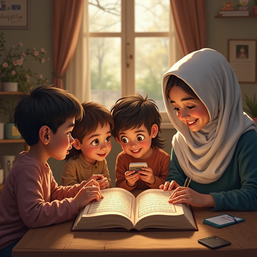 Kindergarten teachers teach AL quran
