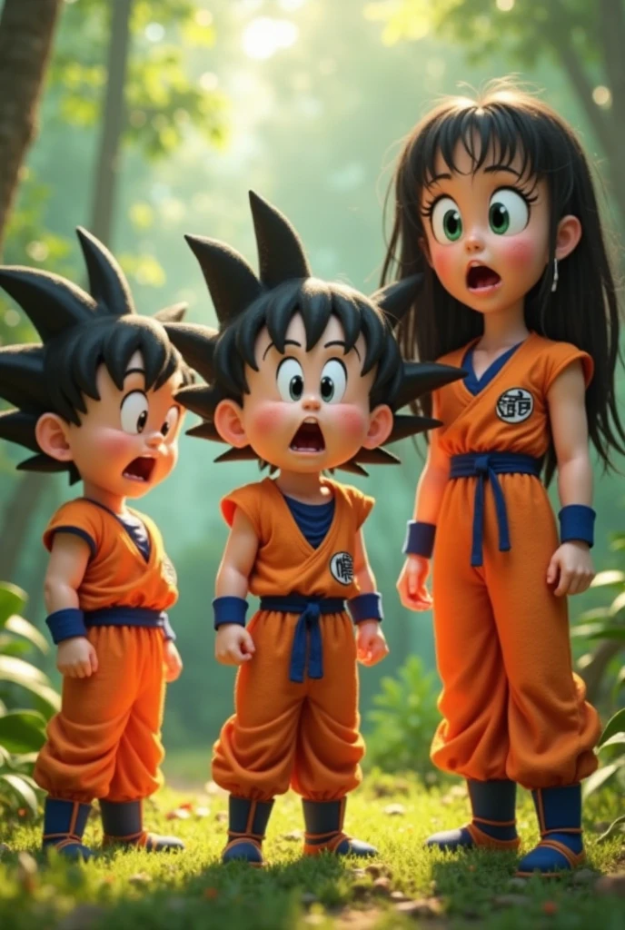 Dragon Ball Son Goku and Crayon Shin fight