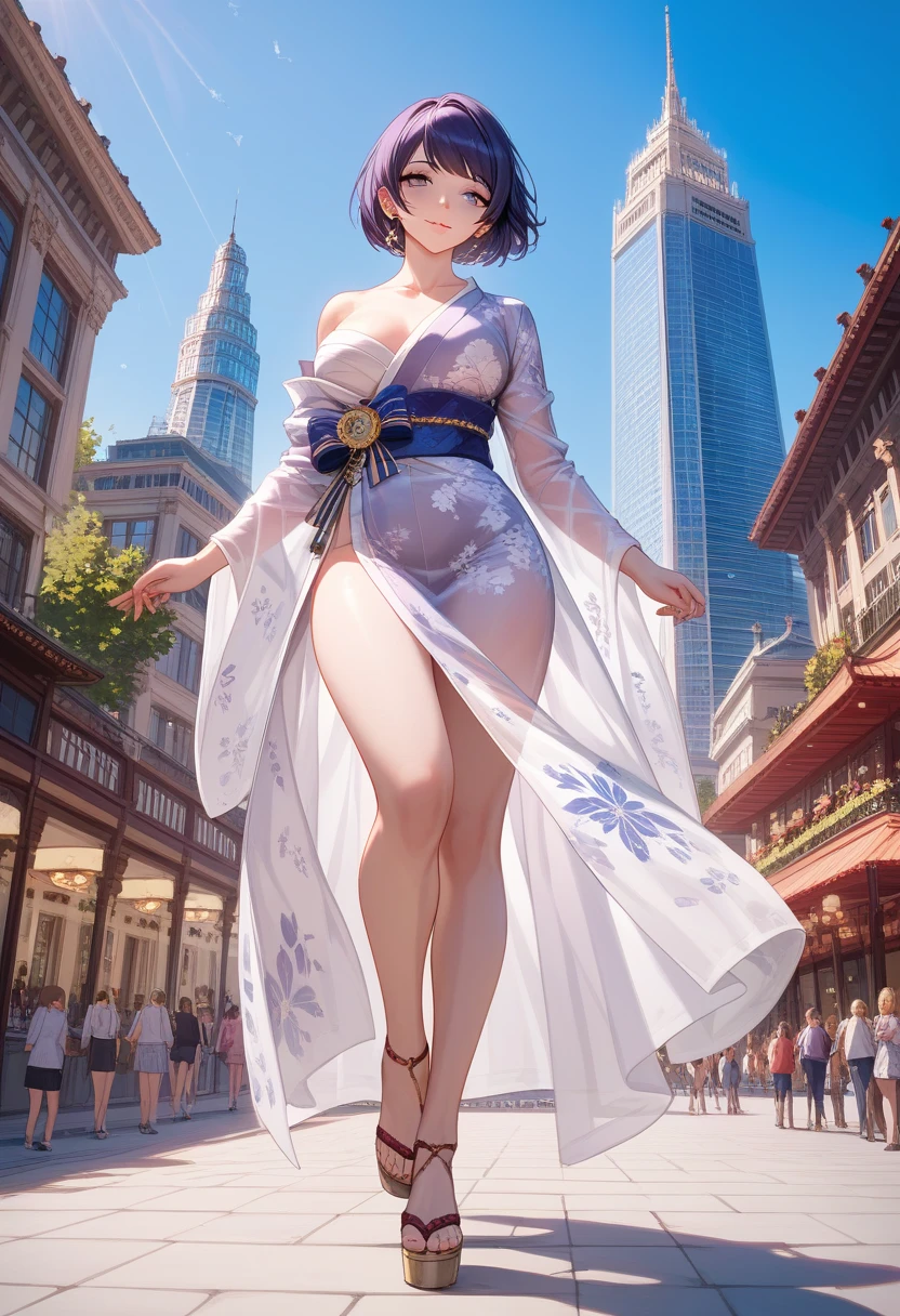 (Solo, 1girl in), (absurderes, ,hight resolution, official wallpaper, poster for), (masutepiece, Best Quality:1.2), (Illustration, Realistic), (perfect detail, highest details, ighly detailed), Dramatic light,Ami Mizuno, (Sailor Mercury,circlet, Jewelry, Crescent Earrings),((Print Lingerie), (print bra), (printed panties), white thighhig), (dian, mall, Clothing Stores, materia), (blush, excited, Happy, Smile, shopping bags, gushing, Sweat),Long legs,high-heels,full body Esbian,skinny,ultra gigantic tits,Glamour,bighip、nipples are pink,(((fullnude)))
