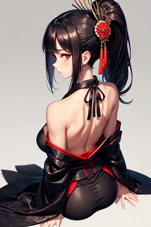 {{{ukiyo-e_style}}},{{flat_style}},{Simple_color},{{{masterpiece}}},{katsushika_hokusai},length_hair,hair_flower,{{black_hair}},red_eye,red_null,{Chinoiserie},{{{Highest_quality}}},kimono,{{Super detailed}},{figure},Maple_leaf_flight,{{One Woman}},{{{alone}}},{{of_Very To_delicate_ofd_beautiful}},blofk_stare,close_To_Audience,{Wind},{flight_splash},{flight_petal},Wind,((large tattoo on the back)){Gorgeous ofd rich graphics}((Undressed kimono))((Big Ass))((She has a big tattoo on her back))((black thong))