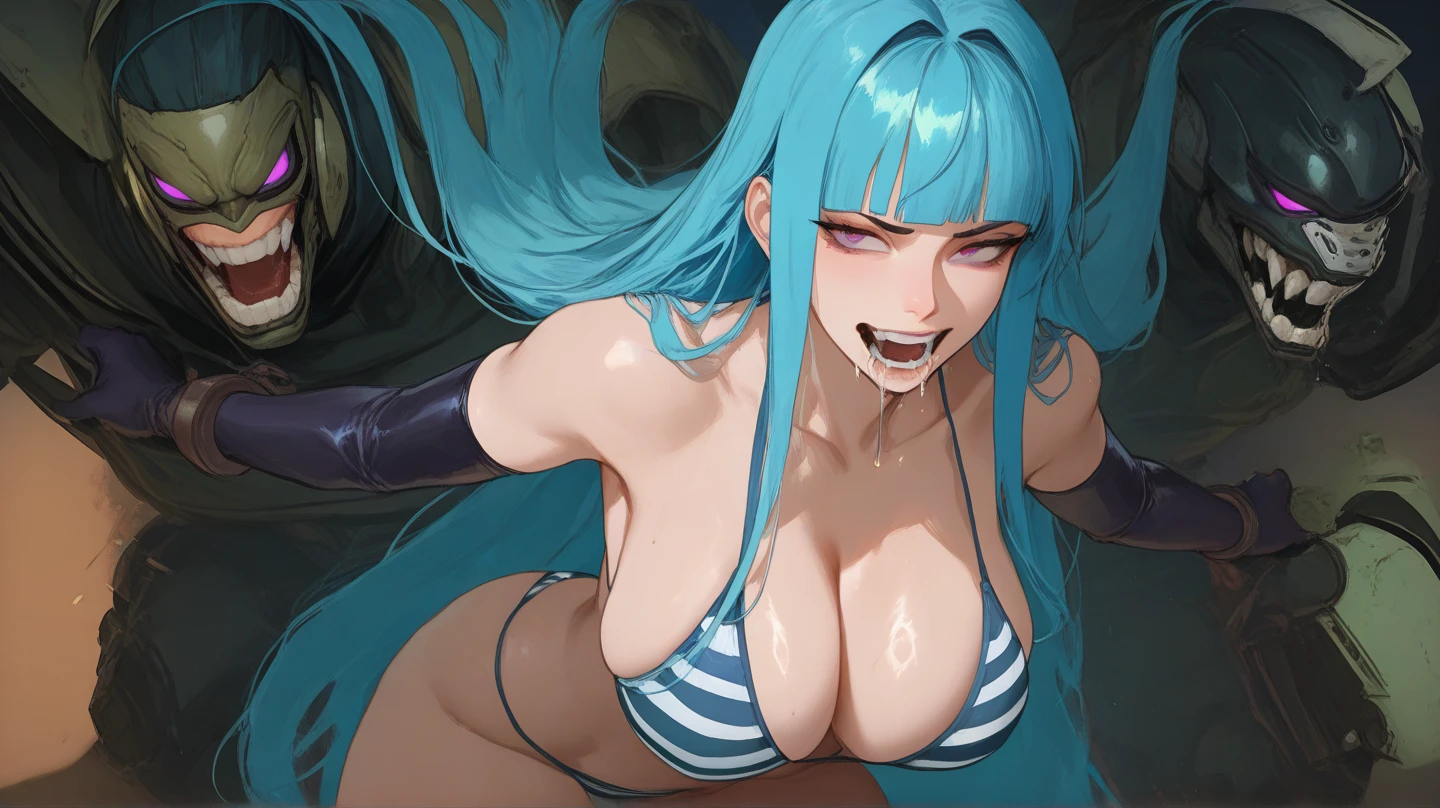 (five fingers)、(EnvyBetterHands, QuickHand),(angled, sharp, edgy, piercing, fierce),(twintails, very long hair, cat ears,hairclip, cleavage, huge breasts, neck bell, bow, transparent and Clear black swimsuit, Black Bikini,Top Bikini、Black ruffled bikini,Swimwear ,) ,((Long and narrow face)),,((Small face)),((contrasted:1.5)),((アニメ)),(One person、独奏,girl,,privatymaid, , green hair, twintails, very long hair, cat ears, hairclip, cleavage,),(視聴者にShow your side)、(large breasts:1.5),((slant eyes:1.5)),(yellow eyes:1.3),(smug:1.5),(open mouth:1.1),((masterpiece, best quality, Highest quality、High resolution,8K,ultra-detailed face,アニメ,ultra-detailed eyes,ultra-detailed hands,ultra-detailed fingers, shiny skin,white skin, ultra detailed and beautiful, model pose)),(Show your side),(Panty shot),(looking at viewer),( face),((The official look)),(Very soft skin),(Skin wrinkles),(Grab the skin),(Half-closed eyes),(Grab your chest),(Grab your thighs)((twintails)),(Anime painting)(Diamond-shaped eyes),(full body),(sexy pose),(Use of strong primary colors),(whole bodyを映す)(stylish pose)(Five Fingers),(eight-headed body)、(whole body)(Bright lighting),(huge breasts:1.5)、、、、、(in water:1.4),Ocean,School of small fish,Light,bubble,jellyfish,Ocean algae,Red fish,Yellow fish,Deep Ocean,fantasy,Ocean bottom,float,(underwater city:1.4),smile:1.3,(nsfw)