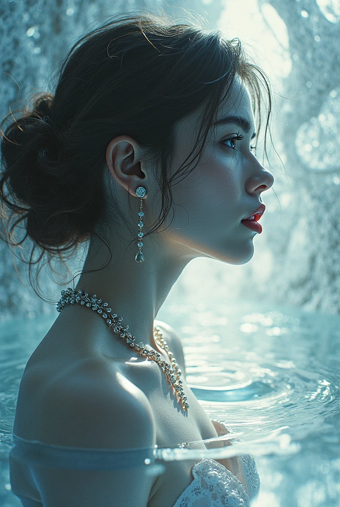 an awarded photo of a 1girl italian with young perfcect face, small breasts,whtie skin, black long wet hair,she wear white towel,marble floors,decorated columns,a swimming pool inside the patio of a Roman villa,best quality,detailed skin,perfect face,detailed face,ultrasahrp,masterpiece,great scennery,cinematic lights,photorealistic by fuji film and canon eos 3000D,dynamic pose,intricate details, <lyco:GoodHands-beta2:0.7> <lora:epi_noiseoffset2:0.4> landscape with detailed character <lora:hipoly_3dcg_v7-epoch:1>, <lyco:locon_perfecteyes_v1_from_v1_64_32:0.5> <lora:Portrait_Helper_XL:1> realistic skin with details, perfect face with delicate makeup and shinig green eyes, in the pool