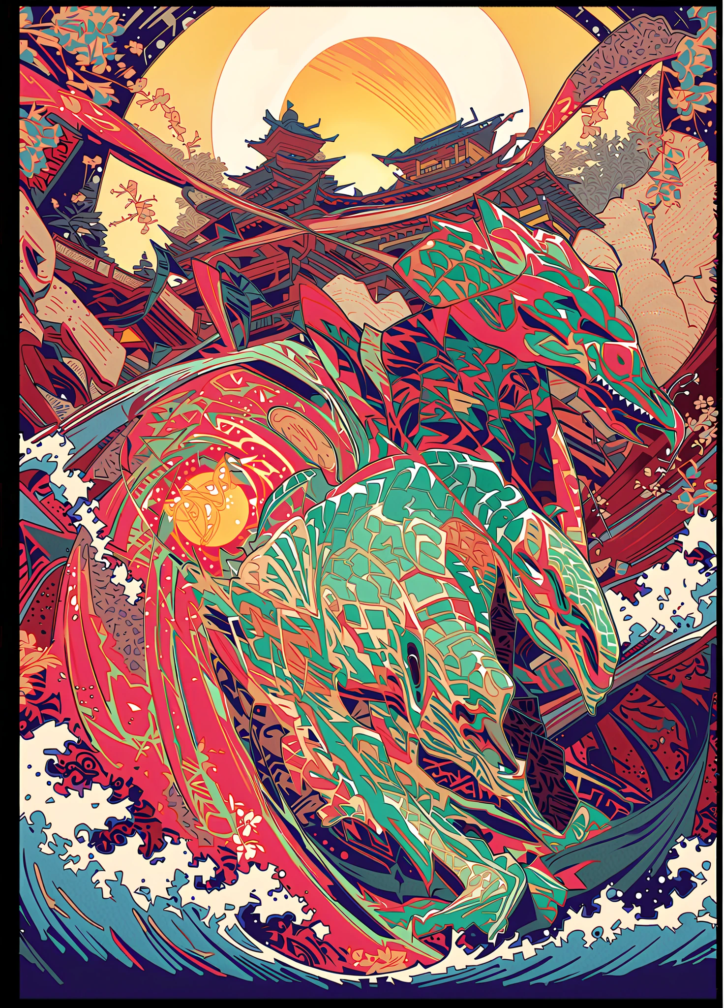 ((masterpiece, best quality)), painting of a white monster with a rainbow in its eyes, James Jean and Peter Mohrbacher, inspired by Victor Brauner, detailed image, oil on canvas detailed, in the dark, Lei Min, Adim Kashin <lora:Goodsell_v1:1.0>