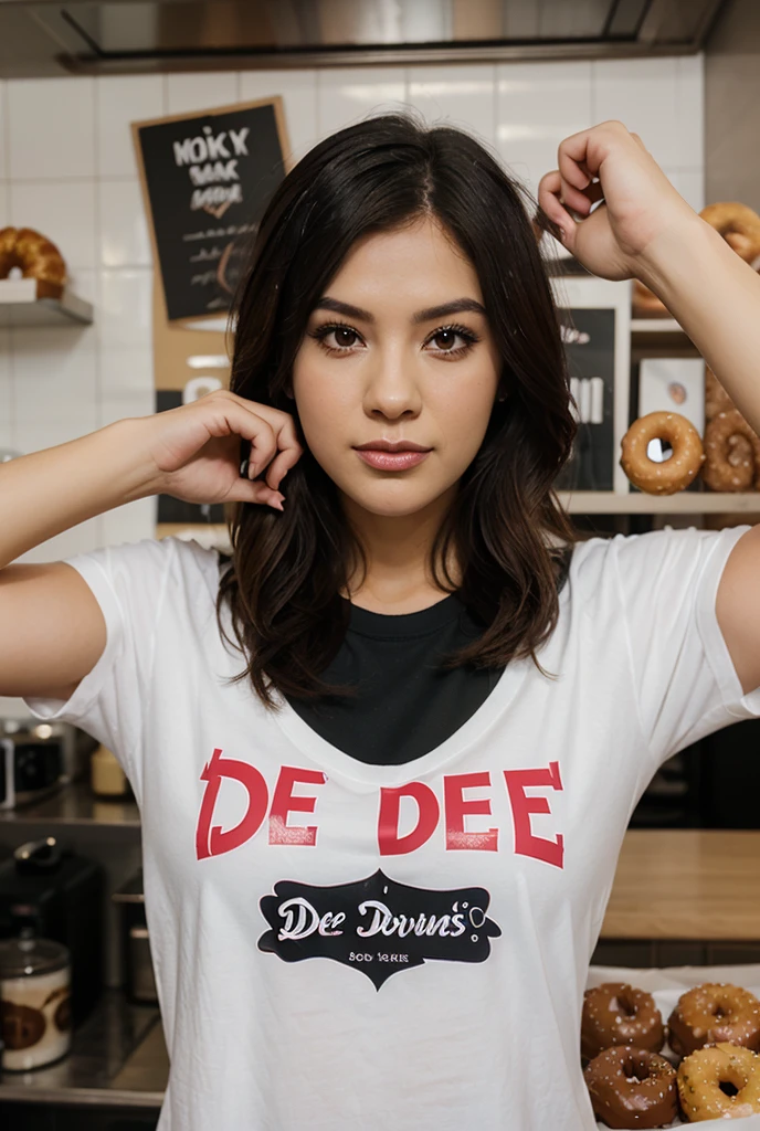 smiling woman holding a pizza with a lot of toppings on it, snacks, having a snack, sandra, by Eddie Mendoza, portrait of modern darna, cindy avelino, slightly smiling, gemma chen, sarah, mmmmm, inspired by Willie Ito, choke smirk smile grin, yum, illustrator, cheeks, inspired by Pia Fries, leaked photo, yummy, 8k portrait, detailed intricate fabric texture, (charcoal black theme:1.3), spiral patterns, body freckles, bright, high quality image, masterpiece, detailed hair texture, detailed skin texture, detailed cloth texture, 8k, add fabric details, ultra detailed skin texture, ultra detailed photo, skin pores, cloth details, high skin details, realistic hair details, (8K, RAW photo, best quality, masterpiece:1.2), (realistic, photo-realistic:1.4), ultra-detailed (grainy:0.2)