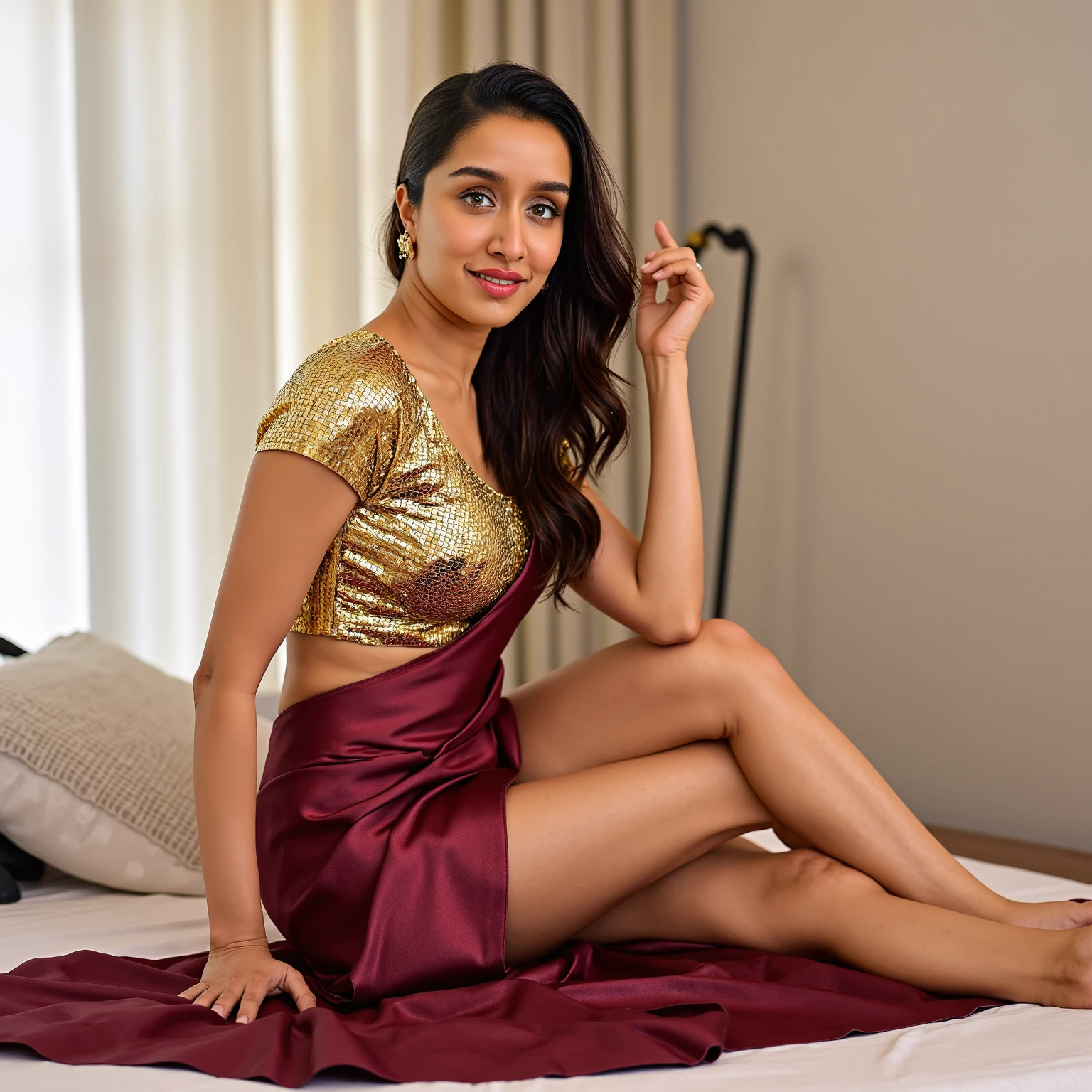 Classic Bollywood glamour,,wearing only transperent white formal plain shirt,bottom less,nude lower body,smilling,,dazzling accessories, (captivating eyes, red lips, flawless skin), spotlight illumination, sparkling bokeh,4k, high-resolution, 35mm film, timeless elegance, dark brown_hair, perfect_breast, looking at the viewer ,perfect body,healthy body,only formal shirt, wearing nothing inside shirt,cute smile,full body,shirt till waist lenght,visible clean shaved vagina.nude lower body,nude lower body,nude lower body,nude lower body,sitting on the floor ,top view ,full body in the frame, bending forward licking the iceceam,big smilling,open legged,top view
