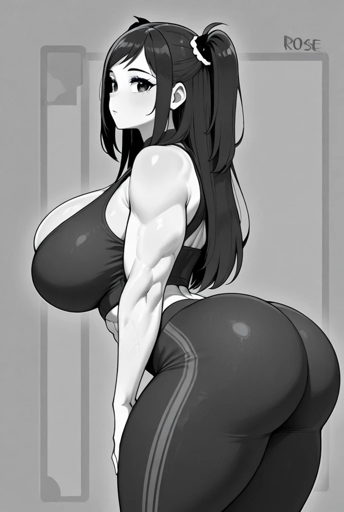 Solo woman, alone, 1 cute girl， a mature female, ((tall woman)), side view，White skin and beautiful appearance， Best quality at best， ((((Massive Female Bodybuilder:1.25)))), (((huge muscular ass:1.3))), ((wide hips)), (slim waist), (((wide shoulders:1.5))), (((gigantic cleavage breasts:1.3))), (((NSFW:1.5)))，bulges dense veins on arms，((sexy pose))，(ripped micro bikini at breasts)，Smile sweetly，On the sandy beach
