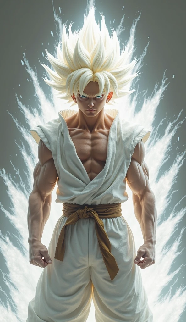 Yellow Saiyan Moustache, the color is equal as hair color