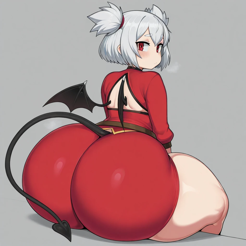  hyper breasts , mother , hourglass figure, thick thighs, voluptuous , (huge thic:1.9) (large curvy:1.9)detalied eyes], score_9, score_8_up, score_7_up, score_6_up, score_5_up, score_4_up,huge breasts, 
shrug \(clothing\), , thick thighs, thighhighs,], ,    ,blue eyes,  detalied pupiles,  huge ass, (fat ass:1.9)bimbo  bid lips , large curvy,  huge breasts,  2d,asura style {{score_9, score_8_up, score_7_up, source_Cartoon, rating_explicit, very aesthetic,}} BREAK {{{(simple gym background:1.1) lovely mom, , covered nipples)}, perfect face, perfect hands}} BREAK {{}} huge breasts, huge ass, big ass, massive ,ass focus demon girl huge butt  (hyper curvy:1.5) (huge thic:1.5) (large curvy:1.5) score_9, score_8_up, score_7_up,  tiefling, horns,  (colored skin:1.5), pretty girl, vivid bright colors, white crop top, tight white pants highly sexual poses,  pinup art, solo, smile, smug, IncrsNikkeProfile, full body, zoom layer  