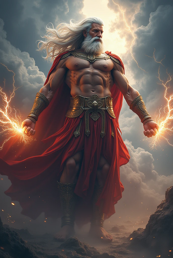 zeus declaring war on the titans