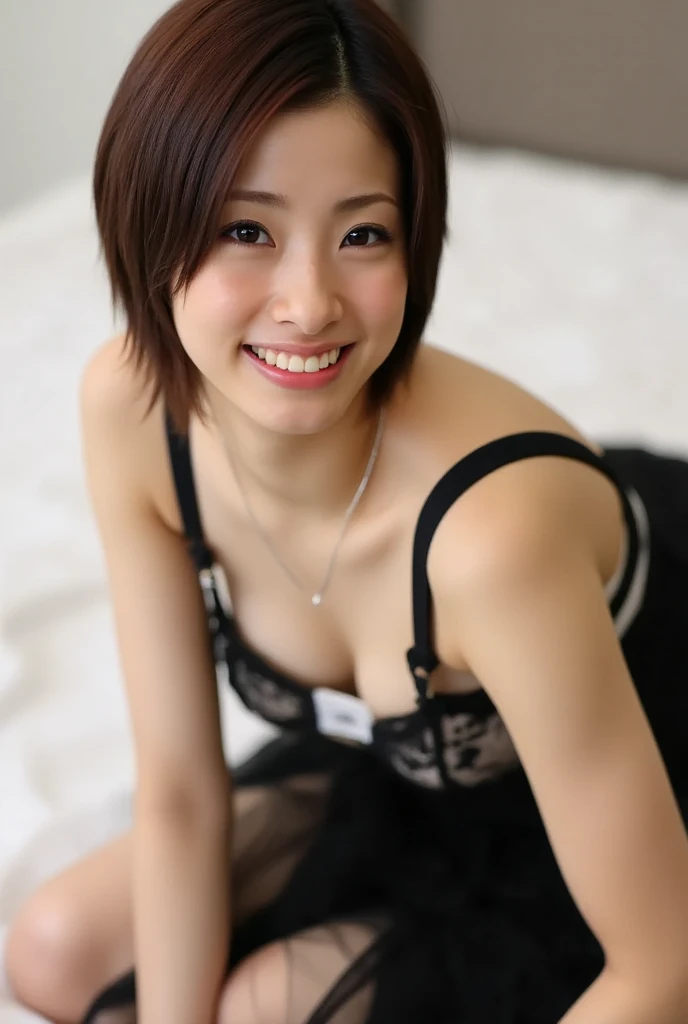 masutepiece, Raw photography, 8K, A hyper-realistic, Photorealsitic, Live action, 1人の女性, A Japanese Lady, 20-year-old bewitching gravure idol, slim figure, (((Full body fishnet stockings))), (((small tits:1.8, Cute smile with a smile, A detailed face, eyes with large spots, 二重まぶた, Super Idol, kawaii faces, a small face, Pretty Woman, Realistic cute female face, Rumored pretty woman, idolface))), Dynamic Poses, big breasts thin waist, fullllbody, erect through, A sexy, captured from behind