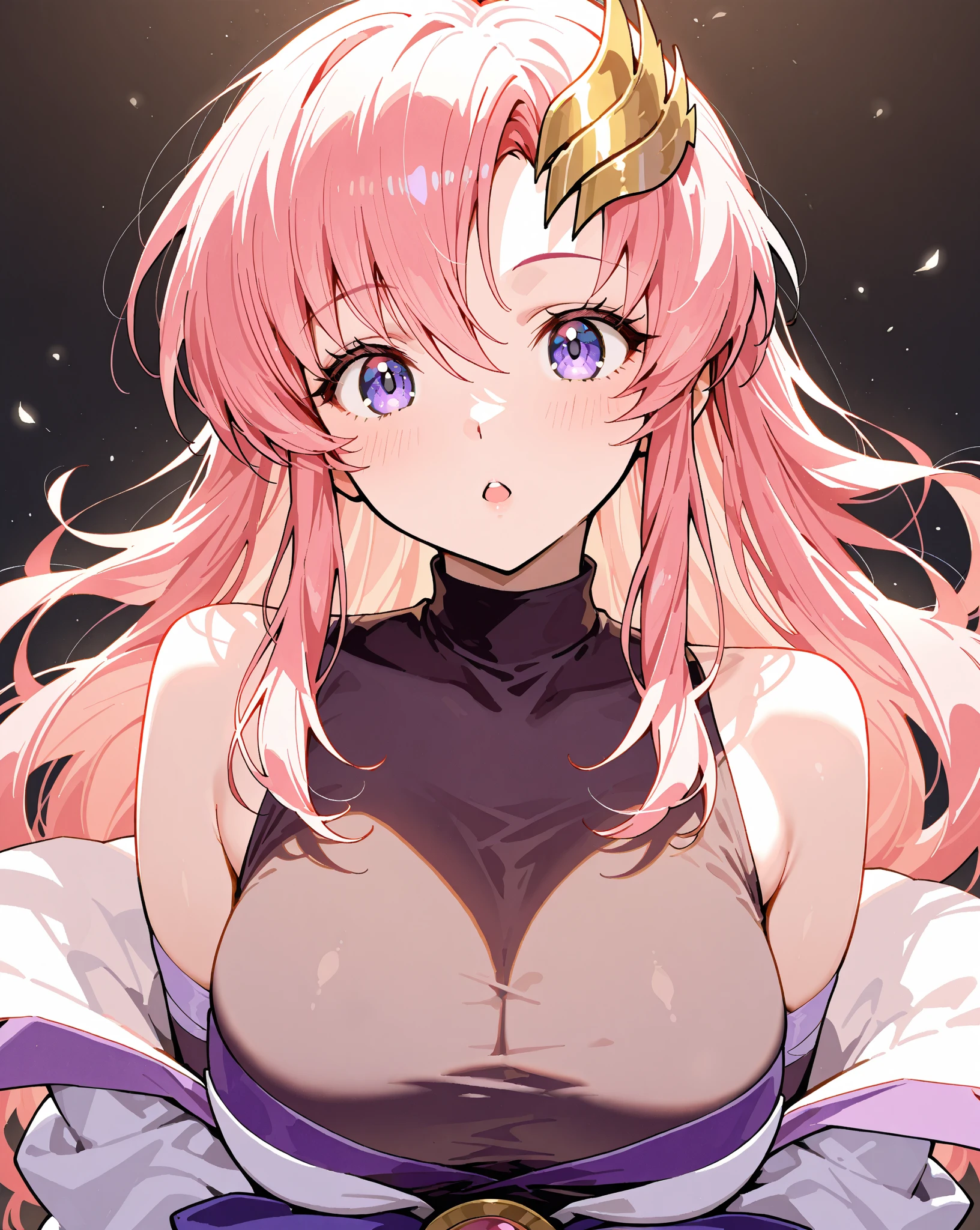 masterpiece, best quality, very aesthetic, absurdres,1girl lacus clyne,