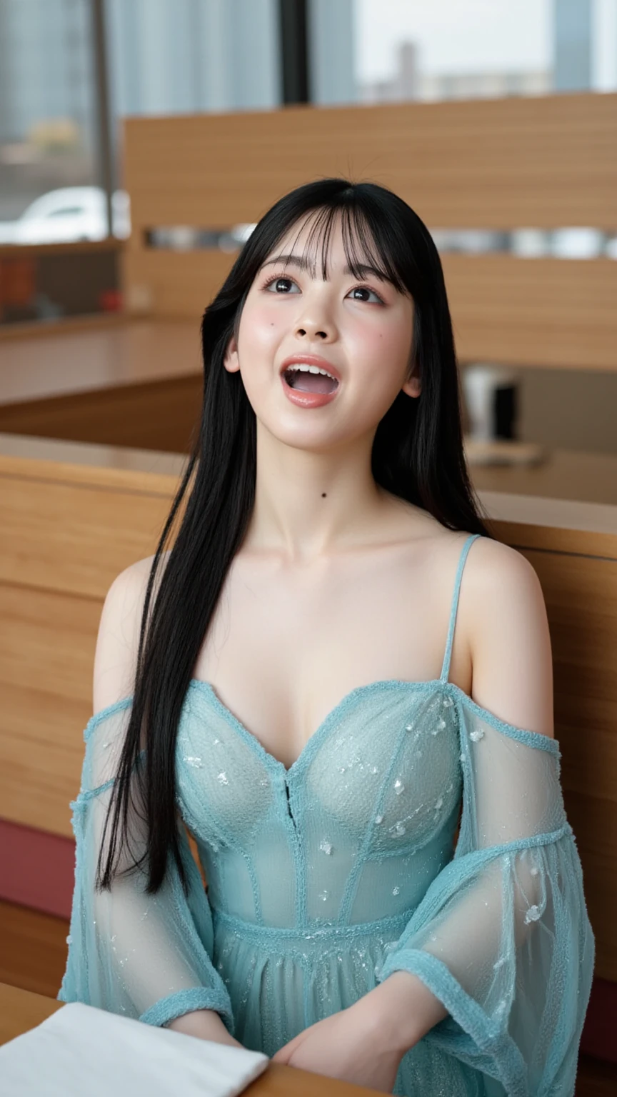 high quality，40 year old woman，Delicate face，HD， Wearing underwear,Perfect body，Black Slime Shapeshifter，（Chest：2.0）