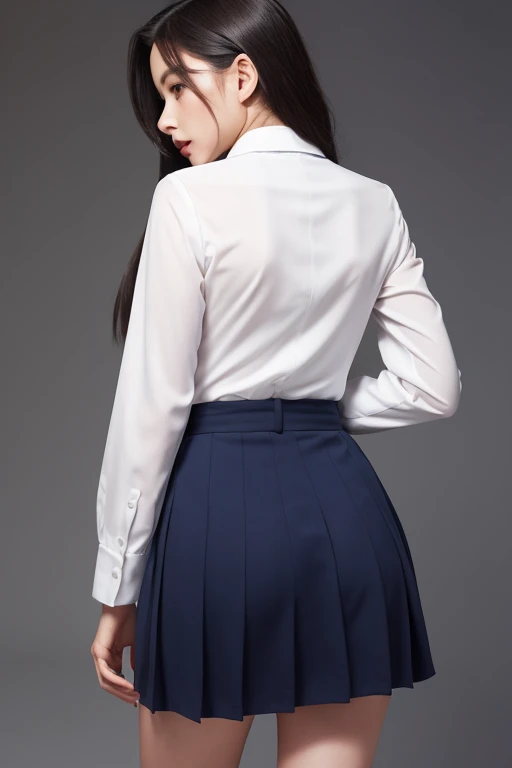 femele,12 years old,japanes,Brown hair,(((Silk School Uniforms))),Beautiful short hair,,Hair fastening to bangs,,(((Look back))),Natural smile,((())),Braids.(((Clothes are wet and see-through))),swimming pools,(((bend forward and stick out your butt))),