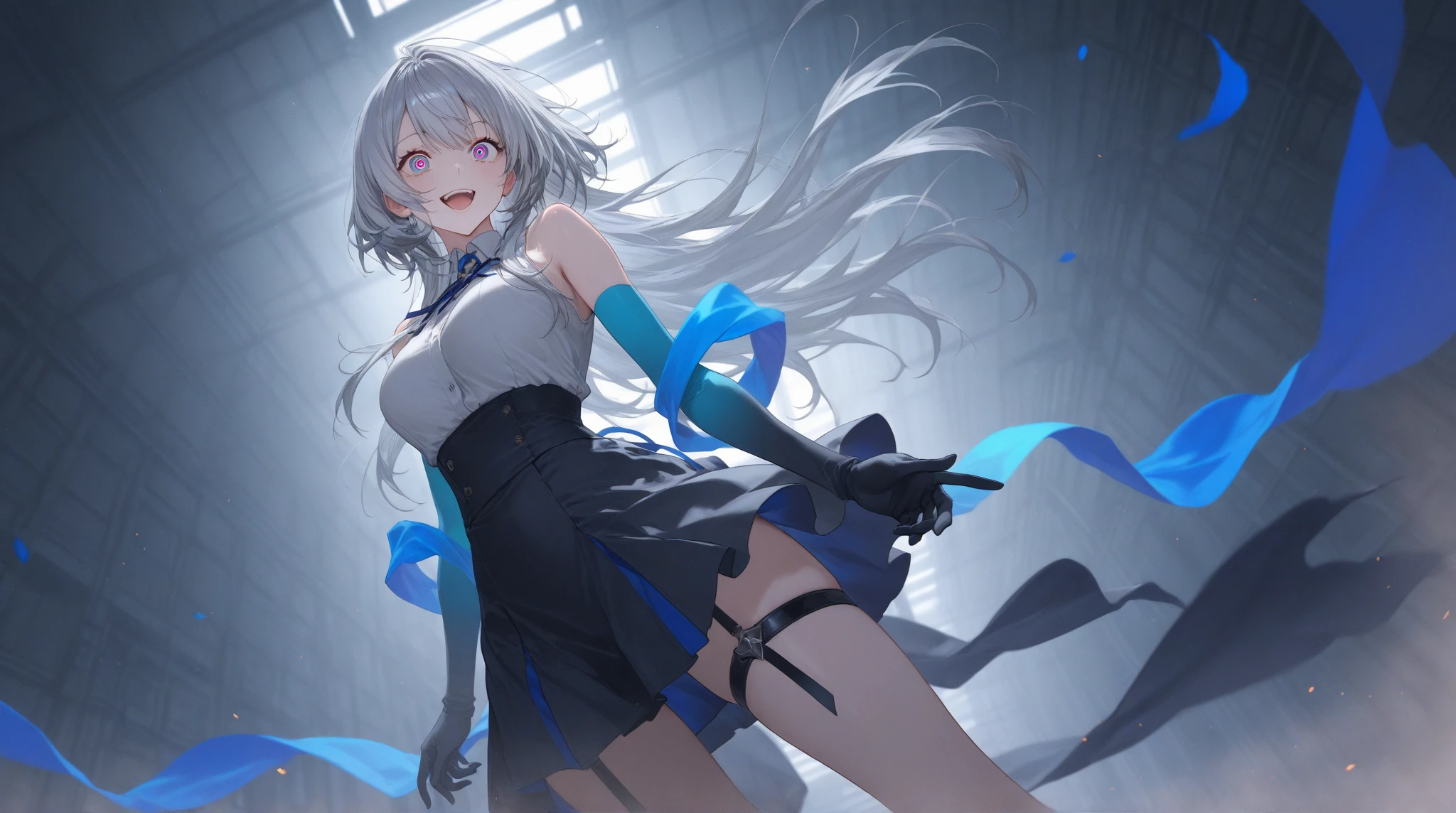 Cowboy Shot,One girl,alone,Shelia Burns,butterfly brooch, ribbon, bow, skirt, back bow, shirt, Long sleeve, Knee socks,blush,Embarrassing,Dynamic Angle,(From below:1.5),(Sealing:1.5), (Crotch close-up:1.3),(Panty shot),Highest quality,Best image quality,Perfect Anatomy,masterpiece,Ultra-detailed,beautiful,super high quality, Highest quality,High resolution, Very detailed,Game CG,Dutch Angle ,beautiful細部までこだわった目,Visual Arts,Five Fingers, Perfect hands, Complex and detailed background, 