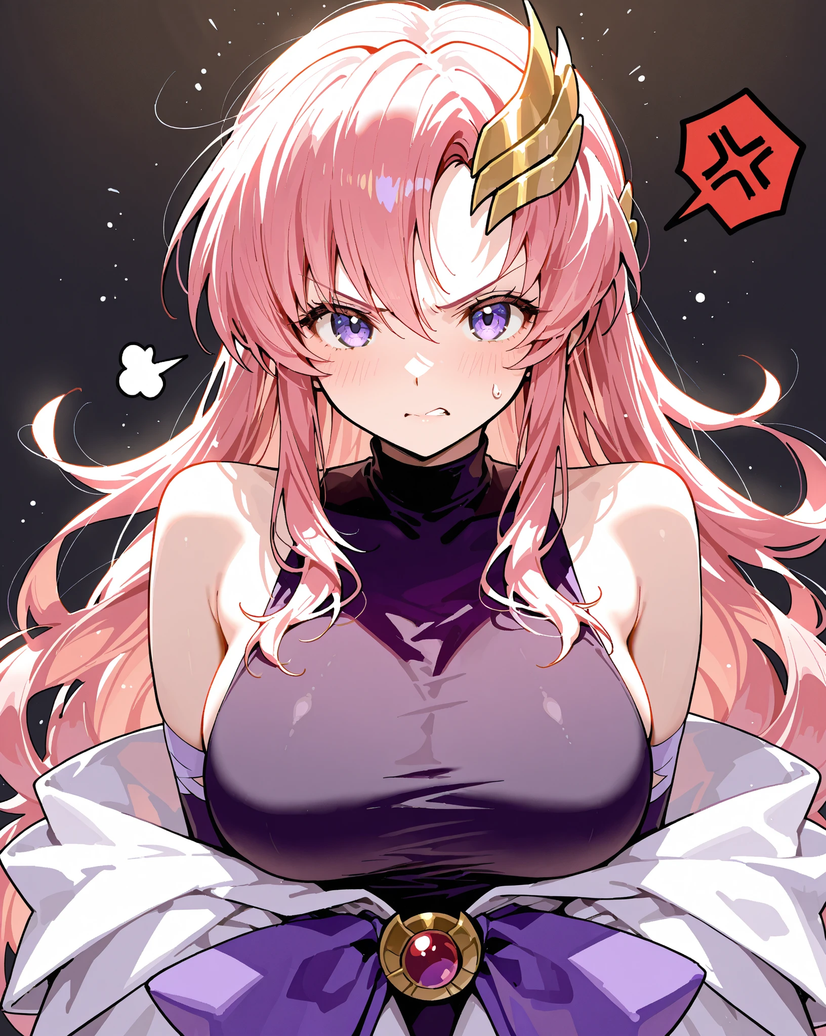 Women sukuna, large breasts, big quite hips, smirk smile