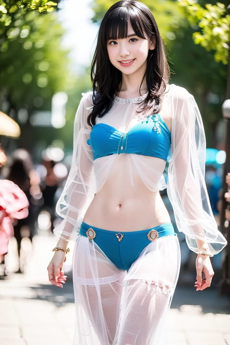 She looks like a very shy girl, Very shy face, full body xianxia, Sexy pink blue bikini underwear，High-cut bra，High-cut bra，Powder blue underwear，Long-legged girl，Put on your boots，powder blue boots，Huge breasts，Put on your hat，fantasy服装, Put on the priest&#39;s cloak, All white cape, 穿着fantasy服装, Standing on the grass，Facing the audience，Standing on the grass, Real 8000g，Impeccable，masterpiece，Professional artwork，Masterpieces，Light，Movie Bloom，Perfect face，Pretty Face，fantasy，Dreamy and magical，not real，Intricate details，beautiful pattern
