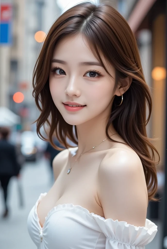 ((highest quality, 8K, masterpiece :1.3)), sharp focus:1.2, Bright colors, professional level, ((Bokeh effect)), shallow depth of field,
20-year-old, (Half Japanese and half German woman), 1 person, A beautiful face with intelligence,
Supple body :1.3, model body shape:1.5, 頭w:1.4, perfect style:1.4,
narrow shoulders, beautiful clavicle, long and thin legs, The beauty of slim abs :1.2, thin waist :1.2,
super detailed skin, Fair skin, Shiny skin,
super detailed face, slim facial contour, beautiful small face, Beautiful lined nose,
super detailed eyes, long slit eyes, brown eyes, double eyelid, beautiful thin eyebrows, fine long eyelashes,
super detailed lips, plump lips, glossy pink lips, flushed cheeks, beautiful teeth,
Beautiful actress's ennui makeup, pink lipstick, silver necklace, earrings,
light brown hair, delicate soft hair,
(hair up, ponytail :1.2), layer cut, (dull bangs:1.2),
gentle smile, open mouth half way, Enchanted expression, stare at the camera,
(Full body view from the feet:1.5), dynamic lighting,
((She is completely naked and is wearing a thin knit with a large mesh that opens her chest.:1.5)),
standing in a beautiful posture, legs open,
(perfect breast shape, B cup:1.2), A small pink areola,
She has a cute plump butt, My thighs are dazzling,
Bright bedroom in a luxury hotel, Near large windows, (perspective from behind, The butt crack is clear),