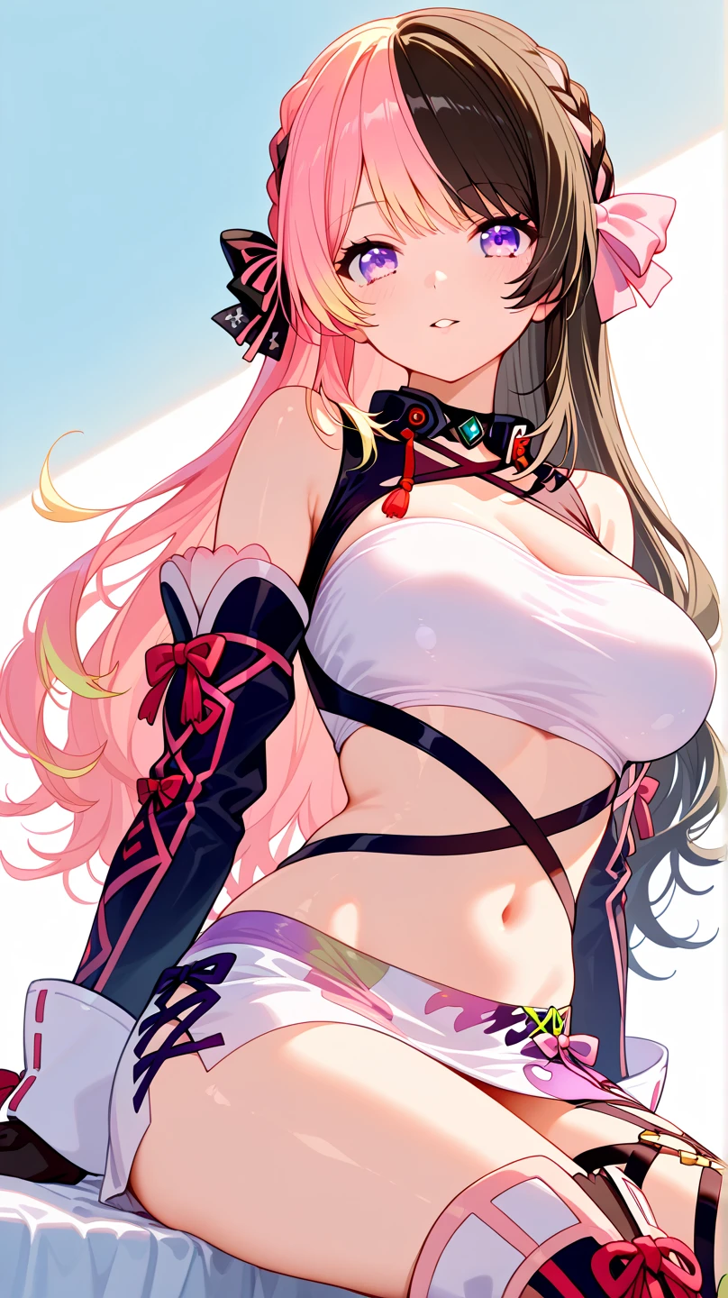 outfit-G41, 1girl, solo, lying, breasts, looking at viewer,green eyes,blush,maple tree<lora:outfit-G41-pynoise:1> <lora:char-carno_p:1>