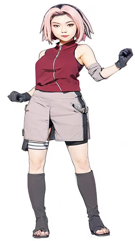  Sakura Haruno, extremamente realista, muito linda, bunda grande, pernas grossas, Fitness 