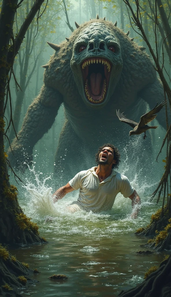 white male 40yo hairy handsome hiker being swallowed by colorful carnivorous plant with teeth and is being digested alive with pleasure he is yelling in pleasure while becoming sexual food to his predator, interspecies, vore, wet, digestion, inside creature, beard, being swallowed, from above, coil, soccer player, underwear, yellow clothes, dilf, excessive cum, mucus, being swallowed, tattoos, bro, he is being engulfed by a mouth, white socks, claws, dirty sweaty socks, sweaty, wet, cum all over body, hairy body, logo socks, tentacles wrapping body, hardcore vore, digestive acids, maw, muscular athletic body, looking at viewer, large bumpy tentacles, tendrils, red slimy tentacles, brown hair, brown eyes,
