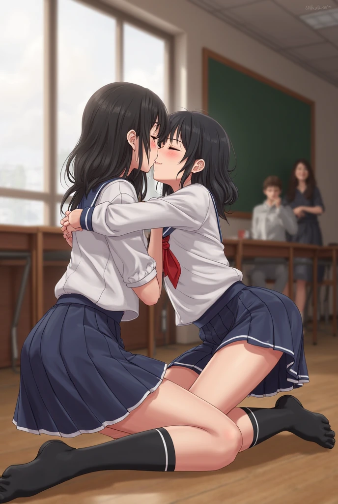 {{(((Ultra detailed, ultra high definition, k, masterpiece, highest quality, beautiful eyes in every detail, highly detailed eyes and face, seullying, girl-on-girl sex, anaussy,ck hatraight hair, Pigtails, bangs, semen, love juice, uion, sweating, lesbian rape, anal sex, cntact ben girlne giinserting a super large vibrator into another girl's anus, rape eyes, ))))}}, Proe, two girls, ajuice,max, love juice, urination, sweaty, (lo1.2), (small), (baby face: 1.2), (short hand: 1.2), py eyes, NSFW, blazer, Classroom, small breasts, female, 7 years old}, medium length, clear red eyes, big eying face, wearingdrooling), {{((side view))}},