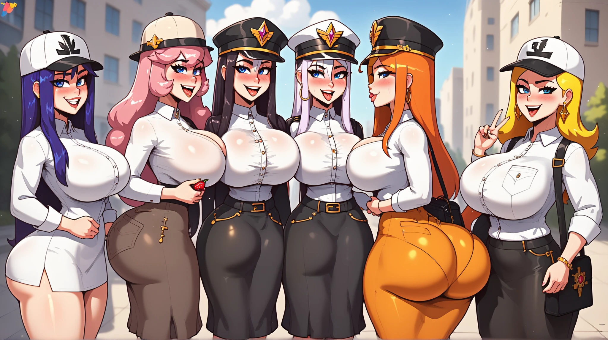 Goofy troop peg big size cilicone tits