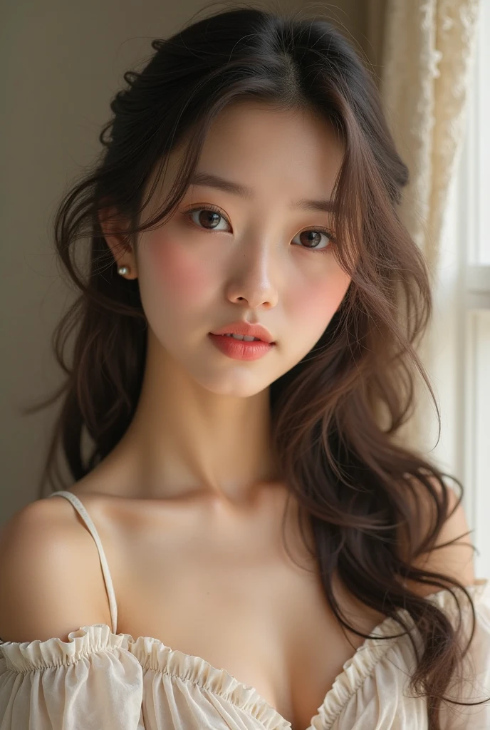 (Highest quality, masterpiece:1.3), shape, ((Beautifully detailed face)), beautifully detailed skin, Intricate details, Very detailed, Best image quality in 8K,(18 year old high school girl:Completely naked:2.2,Oiran,sexy:2.0,Undressing),A Japanese girl,Baby Face,(Detailed Hair),Detailed lips,Open your mouth,Detailed feet,(The whole body is shown:1.9),blush,Embarrassing,Realistic Face,Realistic Skin,(Vibrant Skin),Vivid lips,Lip gloss