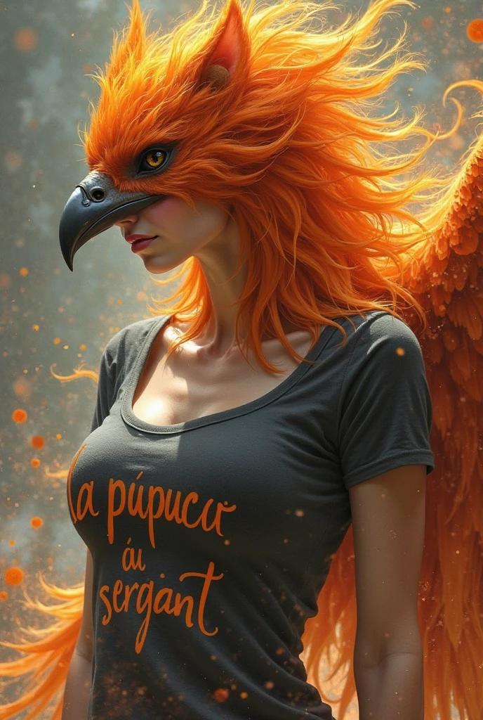 A badass redhead with text in the foreground written CRLH