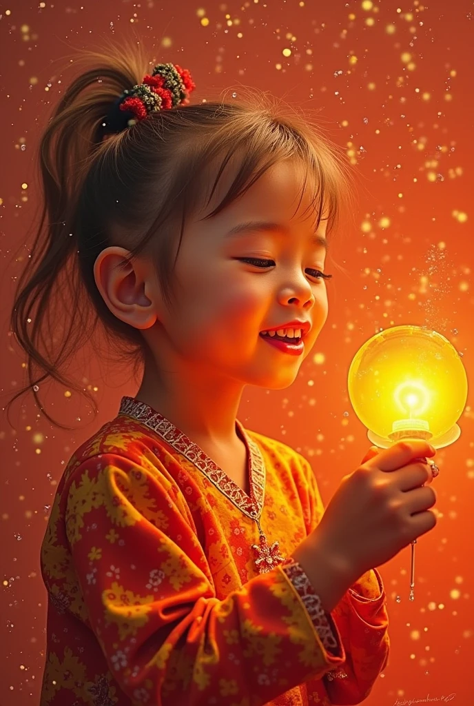 amazing quality, masterpiece, best quality, hyper detailed, ultra detailed, UHD, DOF, depth of field, HDR, perfect anatomy
solo, cute, kawaii, brown hair, joyfully plays with fairy wand, waving it in the air, ( blond hair:1.2), wearing (yellow:1.2) cheongsam,
an elf butterfly above the fairy wand, translucent, dazzling, shine, sparking, trajectory of sparks, star sky,( milky way:1.2),
on mountain top, wide-angle lens, garden, flowes,
<lora:cfc-spark-dragon-000006:0.65>,
<lora:add-detail-xl:0.8>,
<lora:extremely_detailed:0.8>, extremely detailed,
<lora:EnvyBetterHiresFixXL01:1.0>,
SK_Fantasy,