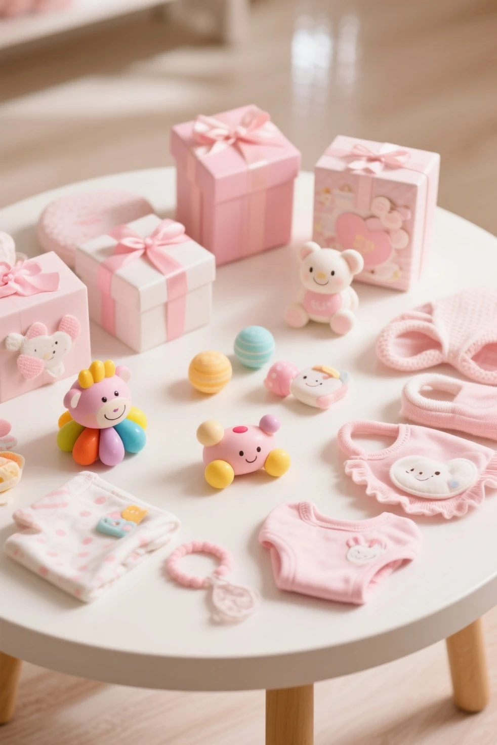 Cute bunny themed balloon birthday party for a one year old girl