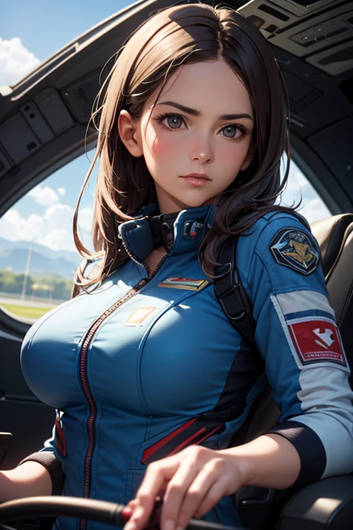 lucy pinder, portrait, back, smiling, air pilot, sexy