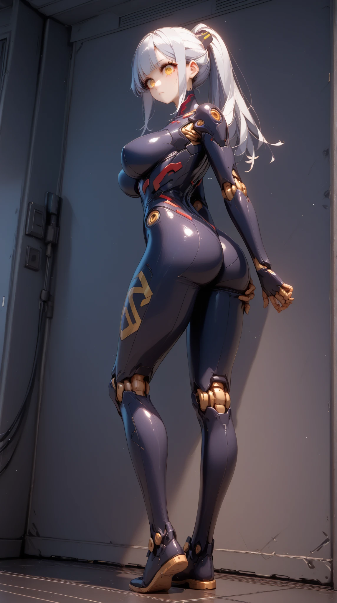 (HD, sharp, fractal), (masterpiece:1.2, best quality), 3d, loli, slim body ,tiny thighs, light sexy smile, open mouth, (tiny lingerie transparent microbikini), (tiny lingerie microthong), (fishnet lingerie), hard, underboobs, white background, dynamic angle, fit and slim body, fit ad slim legs, perfect body, muscular slim body, ahegao eyes, (huge breasts:1.6), six pack abs, view fom behind, showing ass, sweaty body, showing ass, perfect ass, cameltoe, at 90 degrees, stripping