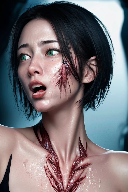 (best qualtiy), ((tmasterpiece), (the detail: 1.4), 3D, hdr(HighDynamicRange), Ray traching, NVIDIA RTX, Hyper-Resolution, Unreal 5, sub surface scattering, PBR Texture, Post-processing, Anisotropic filtering, depth of fields, Maximum Acutance and Acutance, Many-Layer Textures, Albedo e mapas Speculares, Surface coloring, Accurate simulation of light-material interactions, perfectly proportions, rendering by octane, Two-colored light,Keep your feet open,breast rubbing,Soft chest,Fair and tender breasts, largeaperture, Low ISO,White balance,trichotomy,8K raw data,Pink puffiness,NSFW,The kinky is exposed,Cleavage is seductive,exposed bare shoulders,breasts out,Sweaty skin,Be red in the face,(Shot in the breast:1.8),(Transparent clothes:1.6),(attack on titans),(he is wet),(Naked),female titan, der riese, at a forest, Woods in the background, volume fog, The skin, Muscle fibers may be seen, Muscle fibers, eBlue eyes, Green woods,Two giants against each other,Touch each other's breasts,Lie down,陰莖,1 Man 1 Woman Giant,make love,Vapors around the body,casting magic,Being in the air,Attack on Titan,Emma Watson(Emma Watson)portrait of,Perfect face,Immaculate face,
