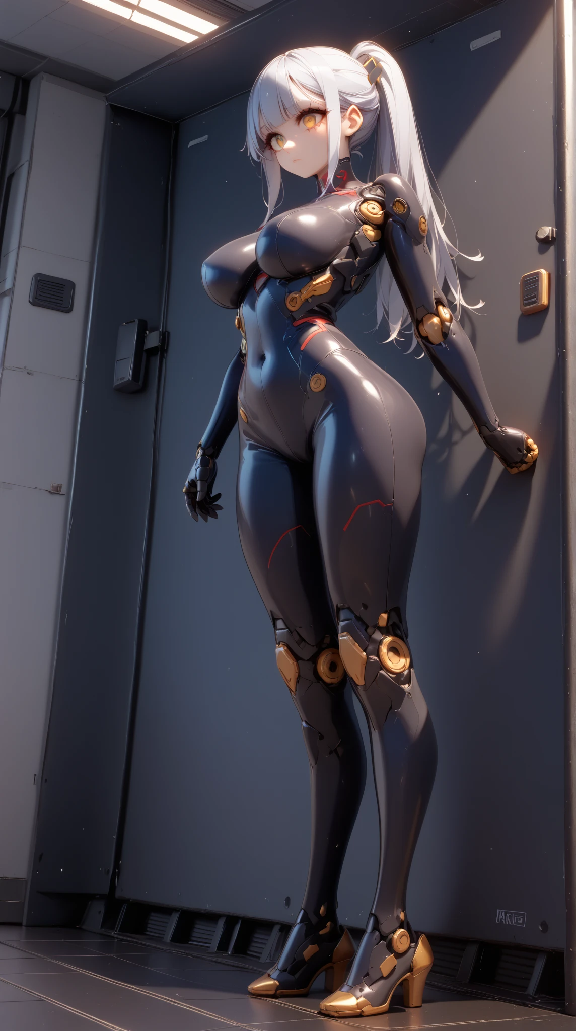 ??? robots, full bodyesbian, standing