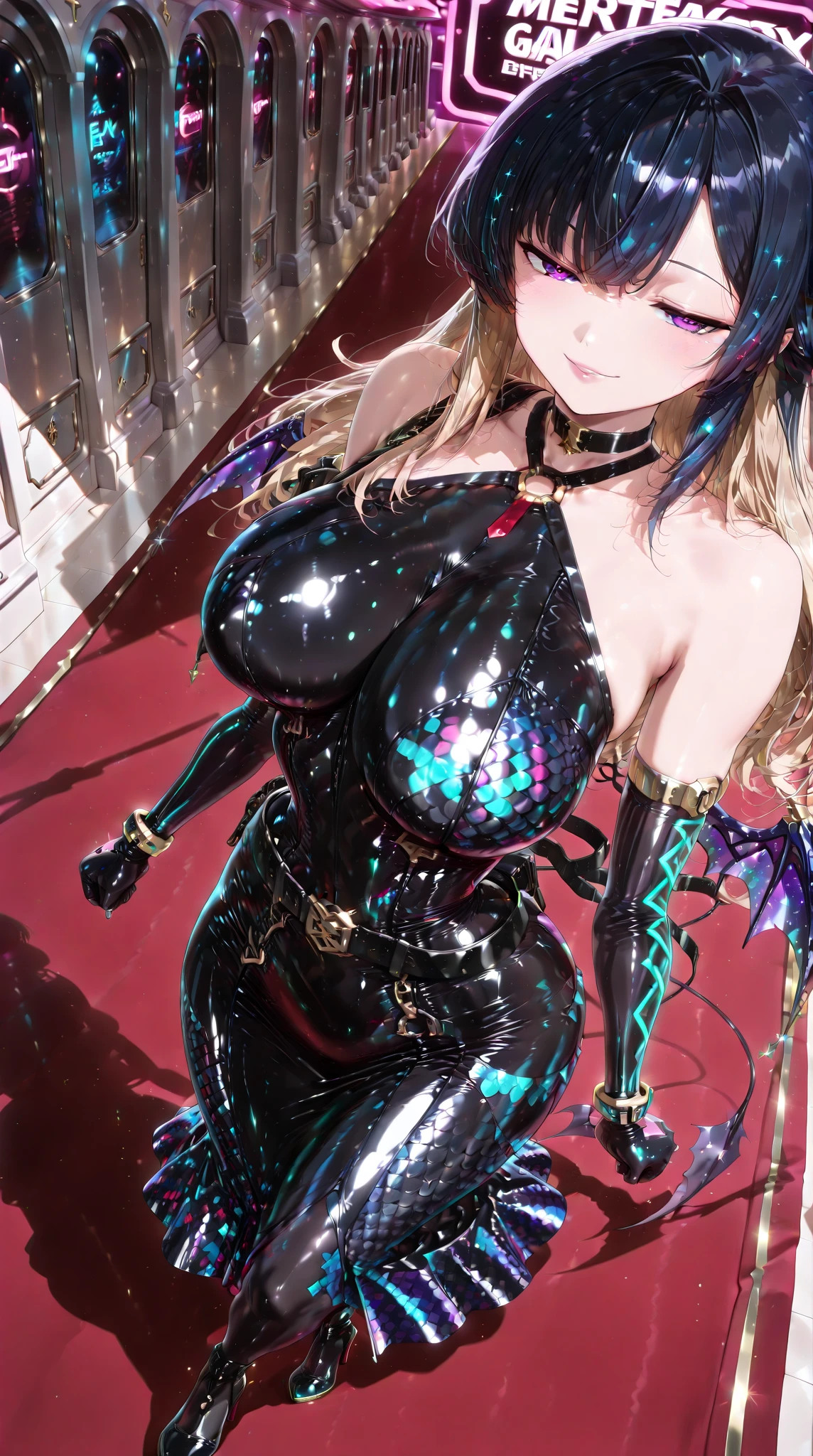 SailorNeptune. solo. ((squat pose.))Aqua color hair. Smirk. Empty Eyes. dark costume. Transparent Bodystocking. shout. dark costume. corruption. bat hair ornament. bat motif black eye mask. Black headphone. succubus-style. flat lighting. elevation angle. sexy pose. highest quality. Complex. surreal. perspective. very detailed. detailed background. shape. embarrassing. blush. (( pink light up Stage background)),