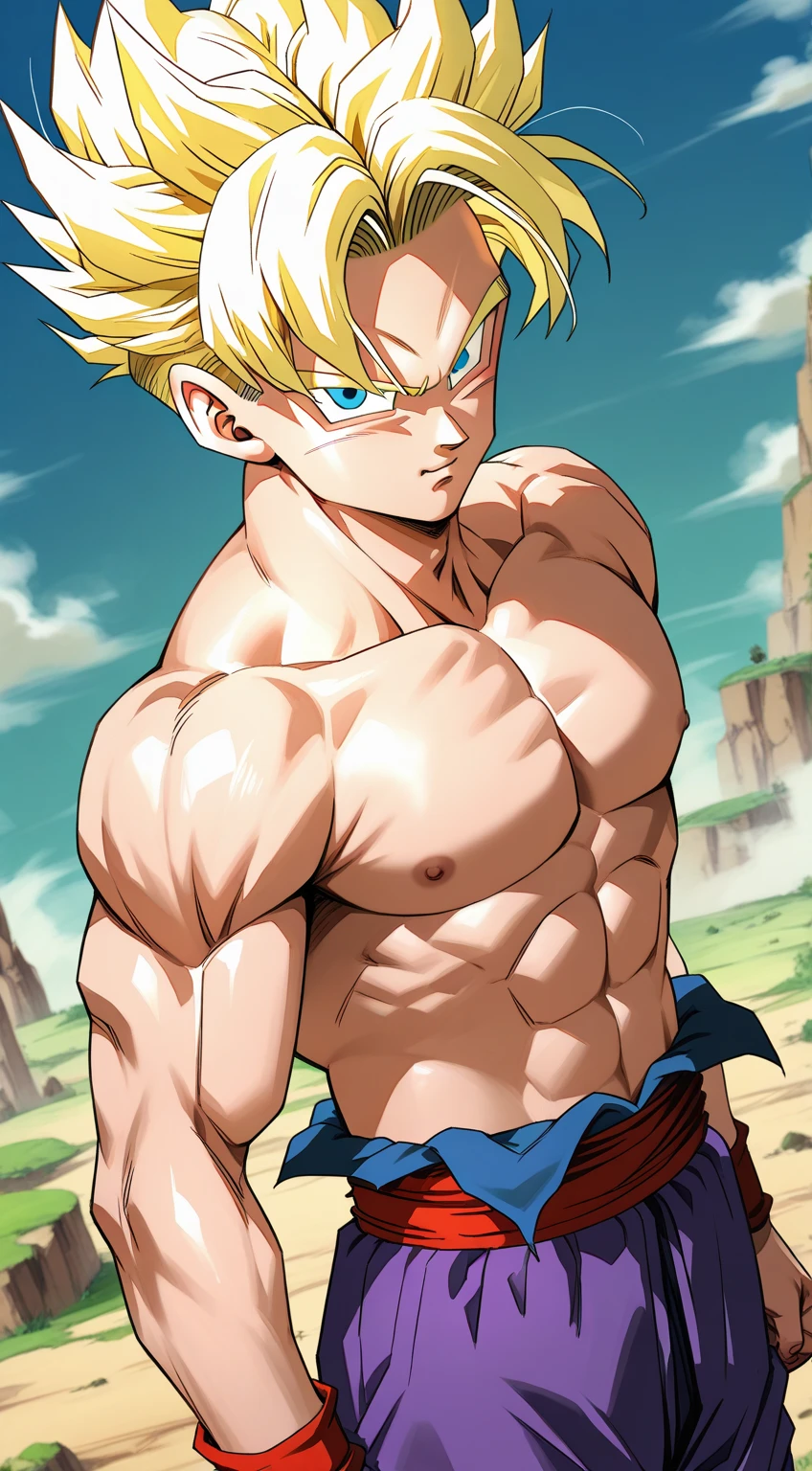 Who who, detailed body, sexy, dragon ball z character, foreground, girl, Goku's wife, sexy body, great attributes