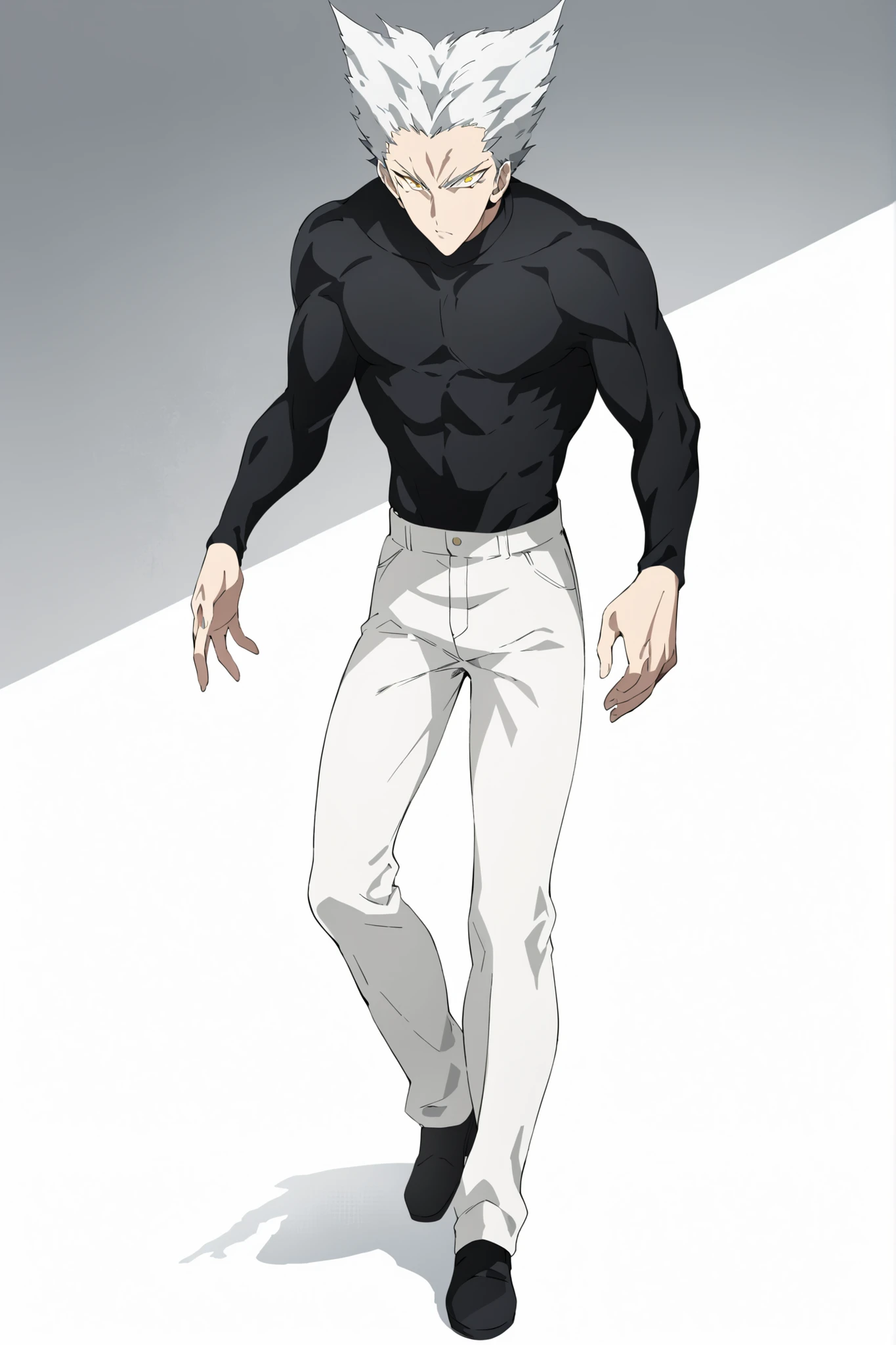 a very skinny black boy with short hair, his body is skinny and he is only wearing white underwear manga line art manga panels