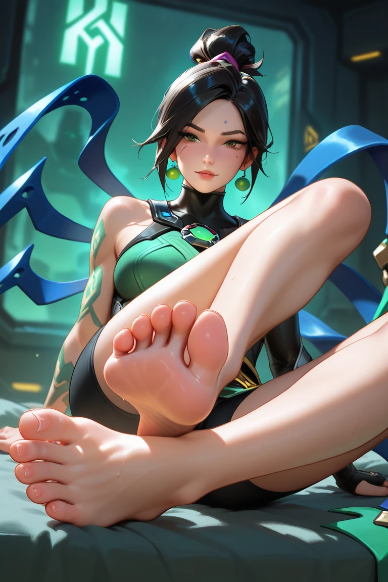 jade foot,Open the foot