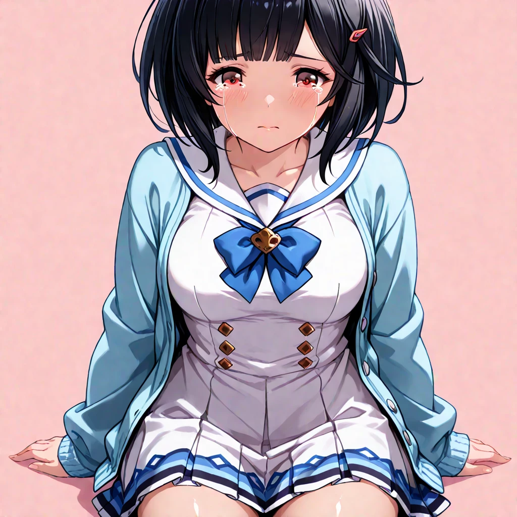 highest quality、High resolution、Detailed Background、(Beautiful face in every detail:1.4)、Anatomically correct、(Detailed facial expressions)、(Detailed eyes:1.2)、Beautiful women in their 20s、(Highly detailed face:1.4)、Cute hair colour、Braided bob cut、Braided Ponytail、Cute hairstyle、well-groomed eyebrows、Cute Eye Makeup、Cute Lip Makeup、Perfect body line、(Huge breasts:1.3)、Accentuate your breasts、Accentuate your cleavage、Glasses、Buckingham Palace、A big smile、Smiling、A fun atmosphere、Cute gestures、
(Two beautiful women taking a selfie with Buckingham Palace in the background:1.5)、
The base is a maid dress with a sailor-style collar.、
The collar is a sailor collar like a blouse, and the point is that there is a ribbon on the collar.、Dresses are generally knee-length or mini-length, and the hems are decorated with frills or lace.、
The dresses come in classic colors such as black, navy, and white.、
The ribbon on the collar matches the color of the dress.、The apron features a sailor-style collar.、
There is also a ribbon on the collar, adding a sailor element to the overall look.、
Choose the color of your apron to match your dress、
Black or navy knee-high socks and maid-style shoes with ribbons(Pumps or flat shoes)match、Pair it with stockings for a cute look.、
A headband with a ribbon is recommended.、Choose the color that matches your dress or apron、very beautiful