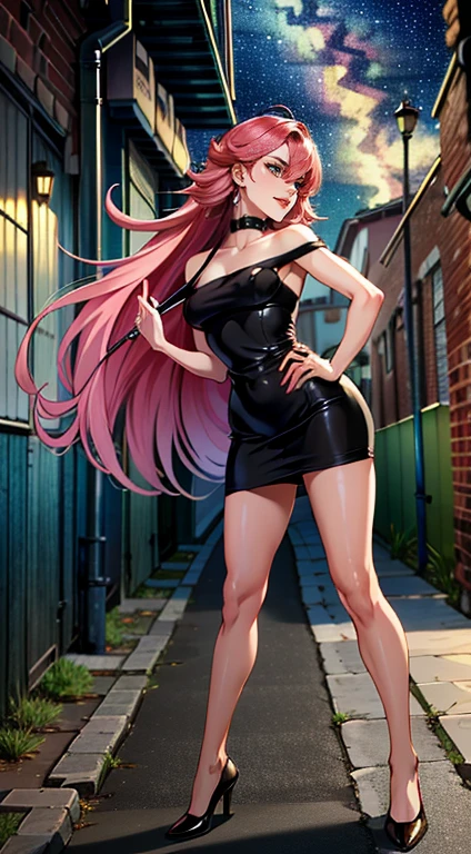 Nino Nakano,Pose sexy,ropa futurista,bosque