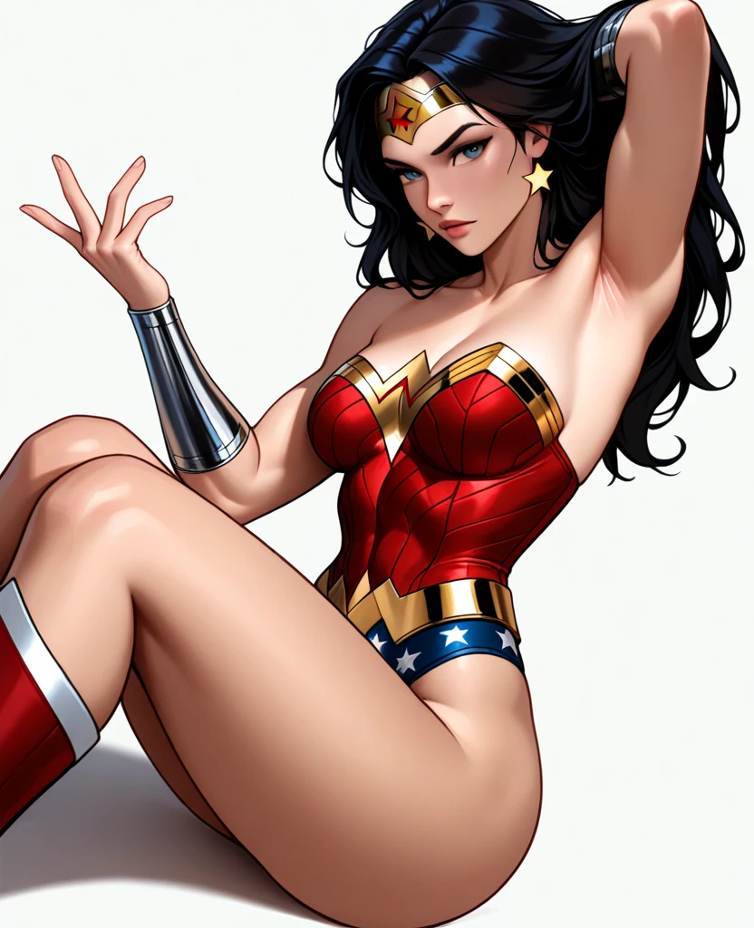 (((Mulher maravilha, in the sideral space)) (((muito Surrada, muito torturada, muito estuprada,muito humilhada,muito derrotada))),((SUPERHEROINE mulher maravilha IS A FILTHY OLD WHORE)), ((emotional expression,expression of pain and despair, gritando de dor, expression of suffering, olhos arregalados)),(Wonder Woman is standing, on tiptoe), (She's crying a loa tem cabelo preto, ela tem cabelo longo)), ((She wears a thick metal necklace around her neck.)), (Ela esta vestindo roupas imorais, she is wearing indecent clothes), (obra-prima, melhor qualidade) 1.5, 1 garota, sozinho, (sexy, mulher bonita, rosto perfeito, olhos perfeitos), corpo inteiro. ((She is wearing starry lace panties)), tears running down your face)), ((WonderWoman in Strappado bondage ,arms are bound behind their back, then by use of some method of attachment such as a rope or chain that runs from their wrists to a securing point above, their arms are lifted behind them until the person is forced to bend forward)), (((emotional expression,expression of pain and despair, gritando de dor, expression of suffering, olhos arregalados, expression of fear, corpo se contorcendo de dor))), ((She is wearing high heels stilettos))