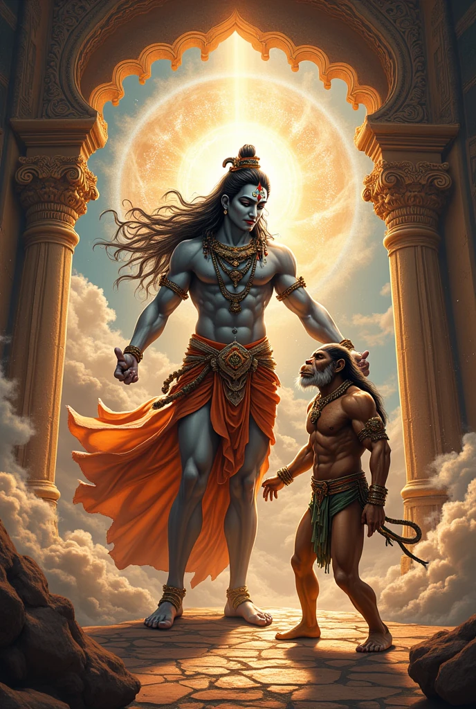 Hanuman and ganapati