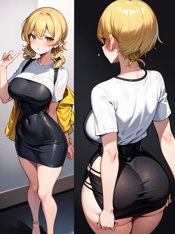 Anime Kawaii sexy Perfect Slim sensual body large breast and huge thighs, An intricate and highly detailed illustration of anime (Young girl) 8k, work of art, best qualityer, practical, very detailled, 1 mixed race girl, Healthy body, practical skin texture, breasts big, looking at the audience, cropped shirt, cropped skinny t-shirt, Vest, under,Vest showing leather, under , Miniature skirt, sexy pants, Torn shorts and exposed skin, Ripping shorts, showing underwear, The shorts are too tight,Perhaps'Cannot be compressed.,Lumiere, Facial Focus, good eyes, 精致的面容, bright face.., giorno, Outdoor cafe in the background, low angle shot, Watch below,Beautiful tattoos,belly cake,tattoo on arm,Waiting for the thigh tattoo,Waiting for the belly,chest tattoo
